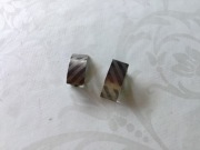 srebrne klipsy, rytosztuka