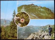 Tatry Pośrednia i górna stacja kolejki na Kasprowy Wierch, panorama z KW 18