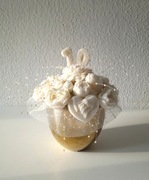 Flower Box. Kwiaty z wosku sojowego. Prezent z okazji rocznicy ślubu.