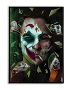 Joker komiksowy PLAKAT A3 - Mroczny Styl - GRATIS