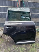 Drzwi lewe tylne do volkswagen Touareg, kolor czarna perła, po lifcie