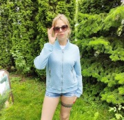 Niebieska kurtka bomberka Fishbone FB Sister L 40 