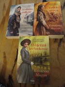 CIEŃ OD WSCHODU-KATARZYNA MALUDY.CALA SERIA3KSIĄŻKI