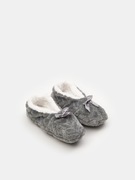 Nowe Kapcie Sinsay 36 37 38 damskie futrzane buty ciepłe futerko szare