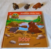 Przyjaciele z lasu - (17) BÓBR - Mieszkam blisko lasu + 3 FIGURKI