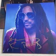 LENNY KRAVITZ BLUE ELECTRIC LIGHT 2 LP winyle AUTOGRAF