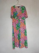 Kolorowa sukienka maxi letnia na lato Primark 48 4xl plus size