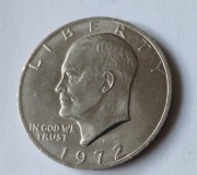 Moneta 1 Dolar 1972r. D Eisenhower 