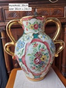 Duży dzban ręcznie malowany