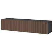 BESTA ława TV z drzwiami, czarnybrąz Bjorkoviken 180x42x38 cm