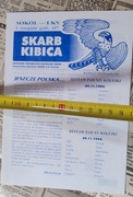 Program meczowy Sokoł Pniewy ŁKS Łódź 1994 GKS Tychy Liga Polska