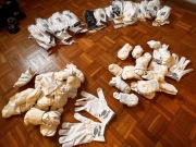 Rękawiczki silikonowe a gładkie 