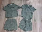 Komplet chłopięcy wyjściowy elegancki z żakardowej tkaniny blizniaki