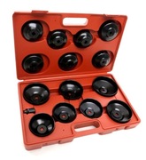 Zestaw nasadek do filtrów oleju 15 szt