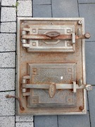 Stare dzrwiczki do pieca ok 60 lat 