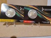 Zestaw 2 euro Belgia 2025: Tor wyścigowy SPA 2CC - fran i hol wysył gratis