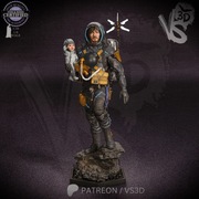 Figurka druk 3D żywica 12K " Death Stranding - F1144 " - 120 mm