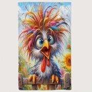 Koc dziecięcy  Tęczowy Kogutek