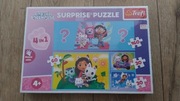Puzzle trefl Koci domek Gabi gabbys dollhouse 4 w 1 okazja  