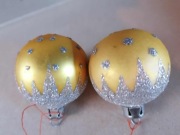 Bombka choinkowa szklana 5 cm PRL