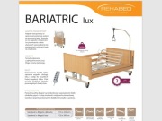 Łóżko rehabilitacyjne bariatryczne Bariatric LUX 120 cm, do 368 kg!