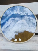 Taca dekoracyjna "Wzburzone morze"