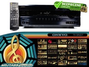 Potężny amplituner kina ONKYO TX-SR607 7.2-kanałowy * SREBRNY + mic CAL