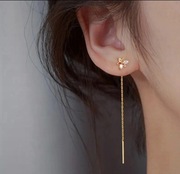 Nowe kolczyki przeciągane stal chirurgiczna 