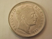 5 lirów 1901r. Piękna replika bita w srebrze.