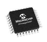Mikrokontroler ATmega 328P-AU, obudowa TQFP32