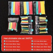 164szt termo złączki rurki do Izolacji osłony przewodów elektrycznych