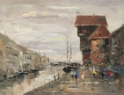 Obraz olejny-Żuraw Gdański