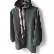 Ciepła długa bluza z kapturem 