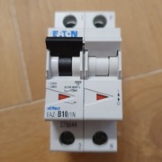 Wyłącznik nadprądowy Eaton FAZ-B10/1N 1+N 2P