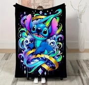 Nowy duży koc Stitch bajkowy 100x150