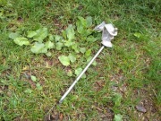 Metalowa centralna podpórka do roweru