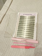 Rzęsy bondingowe kocie oko kępki rzęs sztuczne rzęsy 