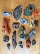 17 kolorowych chwytów wspinaczkowych