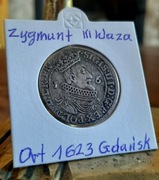 Ort Zygmunt III Waza 1623r Gdańsk.