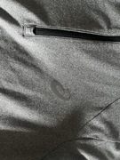 Szara koszulka na długi rękaw sportowa Asics