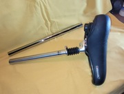 Siodełko rowerowe z amortyzowaną sztycą podsiodełkową