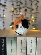 Zabawka pluszak handmade kot kotek rudo czarny tricolor kaliko