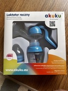 AKUKU LAKTATOR RĘCZNY ODCIĄGACZ POKARMU + BUTELKA