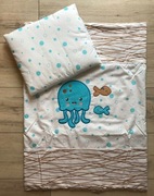 Ty i My Komplet do wózka kołderka poduszka HAFT
