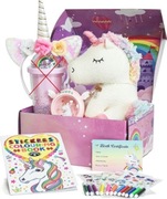 Zestaw prezentów z jednorożcem dla dziewczynek