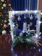 Stroik świąteczny w ramie