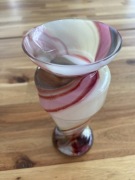 Wazon w stylu murano stary wys. 16 cm piękny z PRL-u