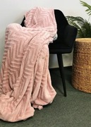 Gruby Lśniący  Koc Pled 150x200