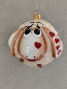 Bombka choinkowa szklana 