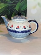 Czajnik imbryk ceramiczny duży 1,5L Ceramika Bolesławiec 